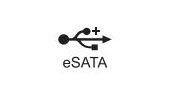 Stick figure of SB OR ESATA CONNECTOR